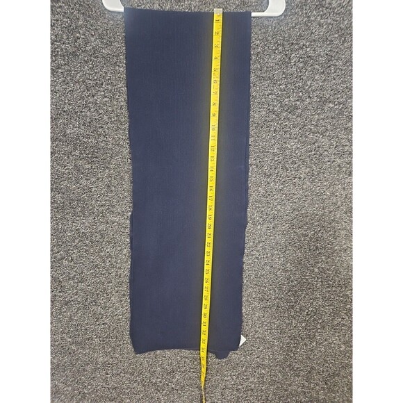 Rorie Whelan Navy Blue Scarf 68 Inch by 12 Inch Winter Sweater Scarf - Picture 3 of 5